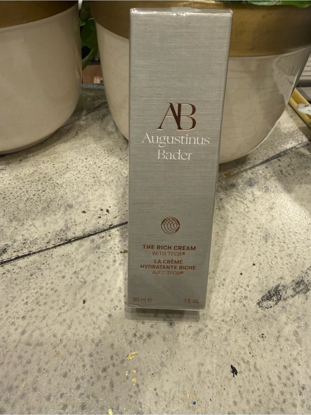 Augustinus Bader the rich cream with TFCB 1 fl oz new shrink wrapped box